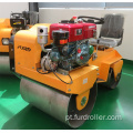 Rolo compactador de tambor duplo com vibração pequena com motor a diesel